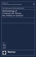 Methodology of Criminal Law Theory Art, Politics Or Science?