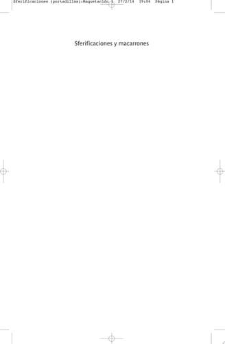 Sterificaciones y macarrones la ciencia en la cocina tradicional y moderna