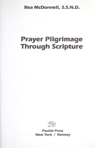 Prayer Pilgrimage Through Scripture