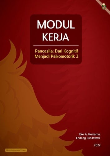 MODUL KERJA Pancasila: Dari Kognitif Menjadi Psikomotorik Jilid 2
