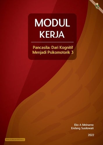 MODUL KERJA Pancasila: Dari Kognitif Menjadi Psikomotorik Jilid 3
