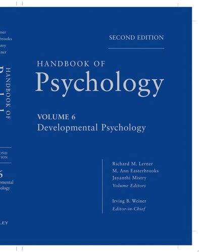 Handbook of Psychology, Developmental Psychology