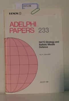 NATO Strategy and Ballistic Missile Defense (Adelphi Papers)
