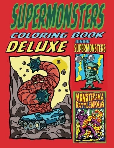 Deluxe Supermonsters Coloring Book