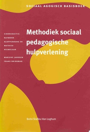 Methodiek sociaal pedagogischehulpverlening