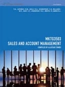 MKTG3503 Sales and Account Management : for University of Queensland