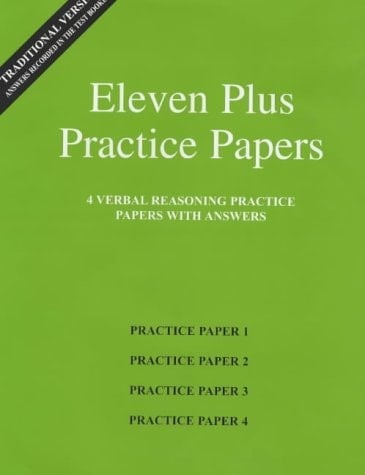 Eleven Plus Practice Papers 4 Verbal Reasoning Practice Papers with Answers
