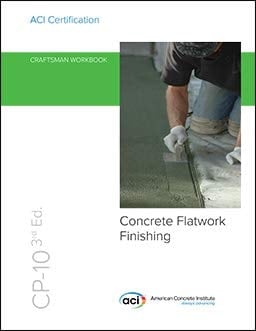 CP-10 3rd Edition, Flatwork Certification Craftsman Workbook