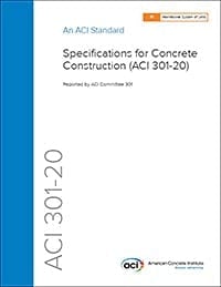 ACI 301M-20 Specifications for Concrete Construction
