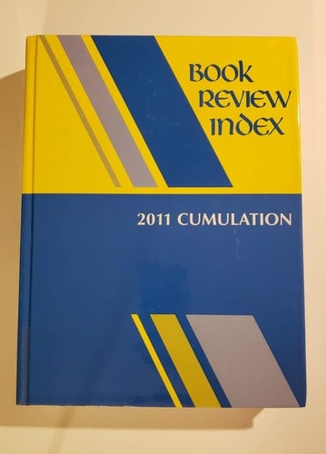 Book Review Index Cumulative Index