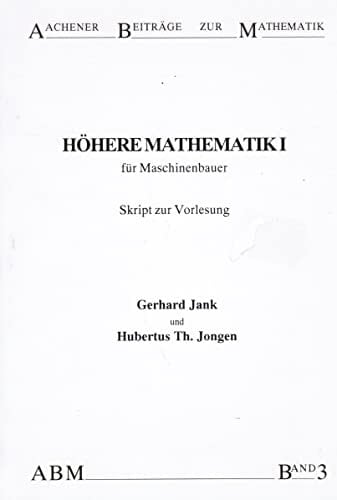 Höhere Mathematik Für Maschinenbauer : Script zur Vorlesung
