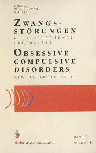 Zwangsstörungen / Obsessive-Compulsive Disorders Neue Forschungsergebnisse / New Research Results