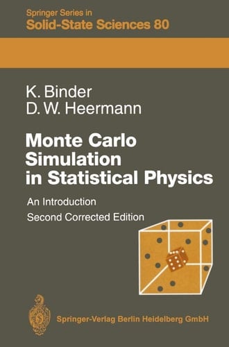 Monte Carlo methods in statistical physics: An introduction (Springer series in solid state sciences)
