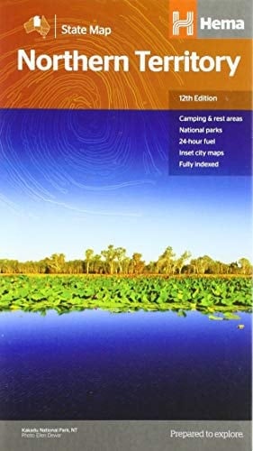 Northern Territory State Map O/P Use 9321438001508