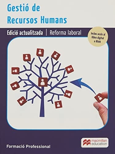 Libro de texto en formato físico de Gestió de Recursos Humans Catalán