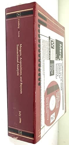 Mergers, Acquisitions, and Buyouts Transactional Analysis Volume