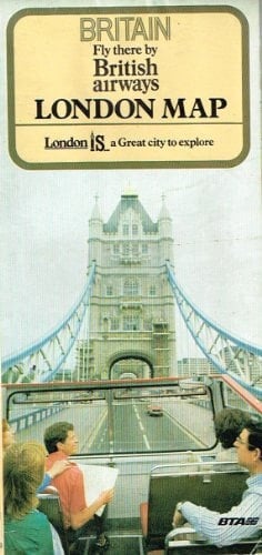 Britain, travellers London map: London is a great city to explore