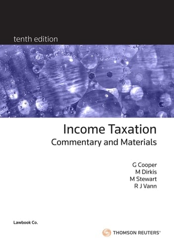 Income Taxation Commentary and Materials