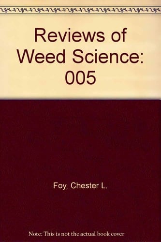Reviews of Weed Science