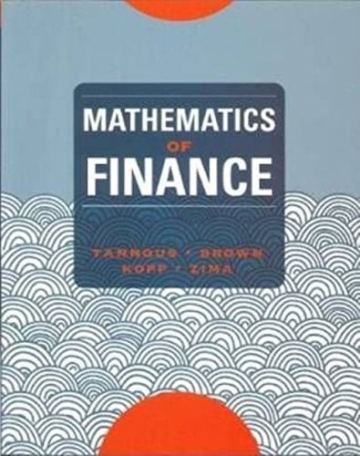 Mathematics of Finance