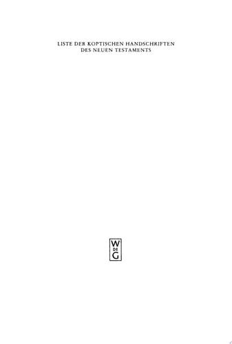 Die sahidischen Handschriften der Evangelien