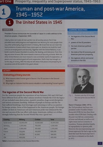 Oxford Aqa History for a Level: The American Dream: Reality and Illusion 1945-1980