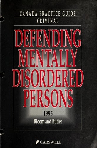 Defending Mentally Disordered Persons, 1995