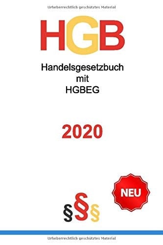 HGB 2020: Handelsgesetzbuch mit HGBEG - Rechtsstand: 19. Juni 2020 (German Edition)