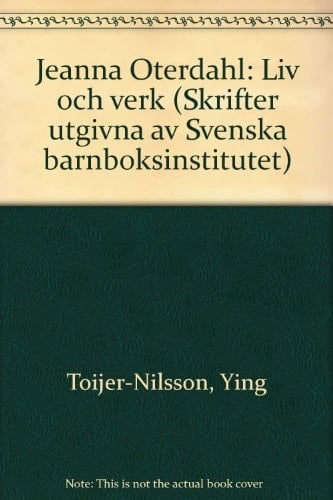 Jeanna Oterdahl liv och verk