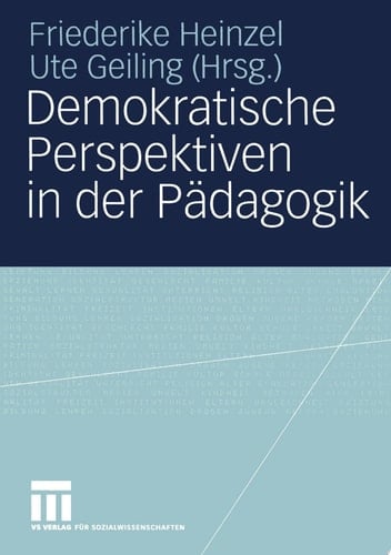 Demokratische Perspektiven in der Pädagogik