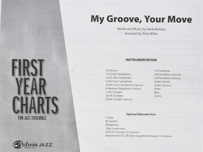 My Groove, Your Move Conductor Score