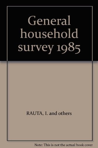 General Household Survey, 1985 Informal Careers