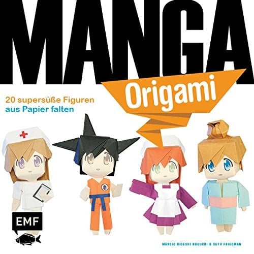 Manga Origami 20 supersüße Figuren aus Papier falten