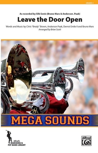 Leave the Door Open As Recorded by Silk Sonic (Bruno Mars & Anderson .Paak), Conductor Score & Parts