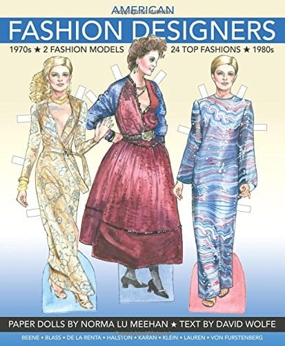 American Fashion Designers Paper Dolls 2 Fashion Models 24 Top Fashions