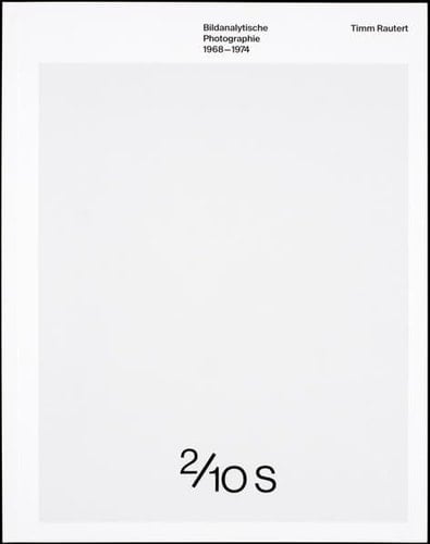 Bildanalytische Photographie 1968-1974