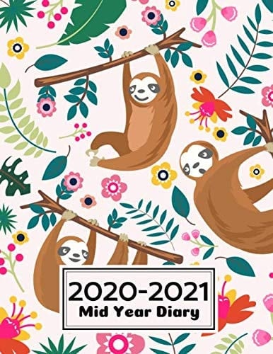 Mid Year Academic Diary 2020-2021: August 2020 - August 2021 | Month-to-View, Week-to-View, UK Holidays