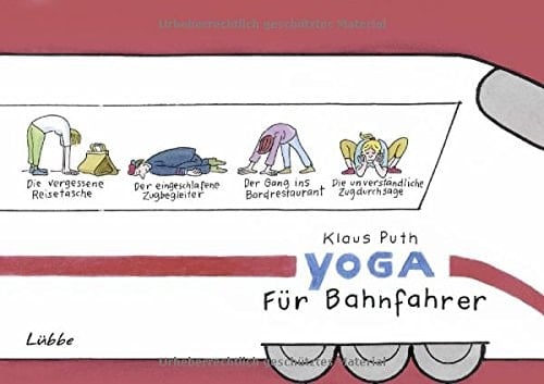 Yoga für Bahnfahrer den Schaffner begrüßen