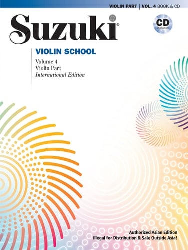 Suzuki Violin School Asian Edition, Book & CD
