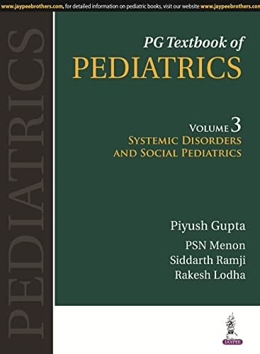 PG Textbook of Pediatrics Volume 3: Systemic Disorders and Social Pediatrics