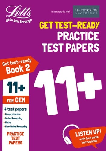11+ Success for CEM Practice Test Papers : 4 CEM Style Test Papers, Plus Audio Download