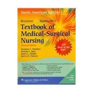 Brunner and Suddarth's Textbook of Medical-Surgical Nursing 2 Vol. Text and Handbook