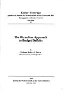 The Ricardian approach to budget deficits