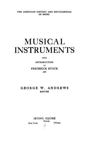 The American History and Encyclopedia of Music