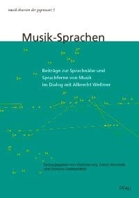 Musik-Sprachen Beiträge zur Sprachnähe und Sprachferne von Musik im Dialog mit Albrecht Wellmer