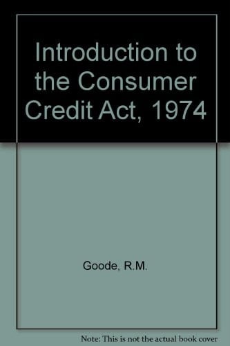 Introduction to the Consumer Credit Act 1974