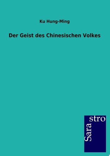 Der Geist Des Chinesischen Volkes
