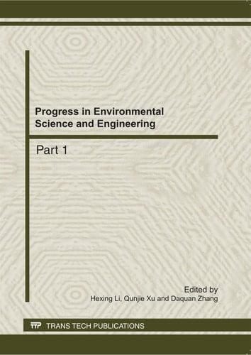 Progress in Environmental Science and Engineering (ICEESD)