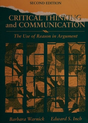 Critical Thinking and Communication The Use of Reason in Argument