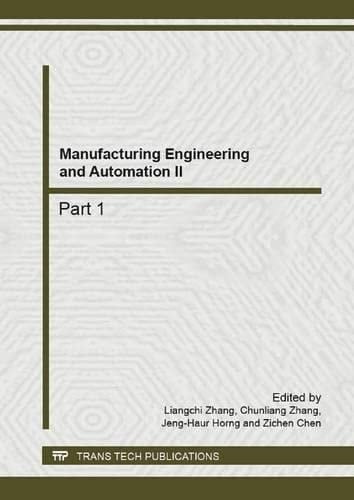 Manufacturing Engineering and Automation II